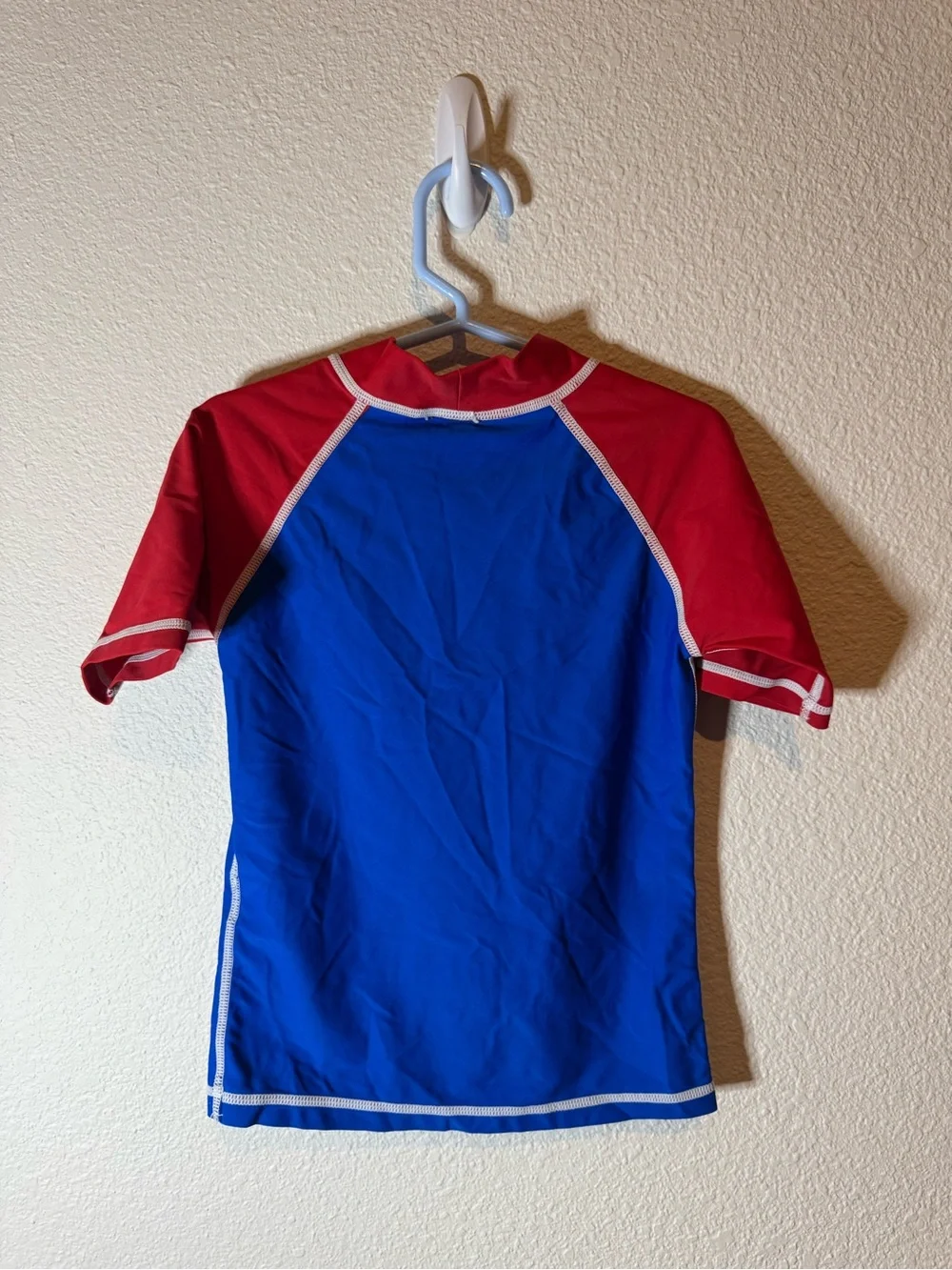Carnival Kids' FUN Short Sleeve Rash Guard - Blue & Red
